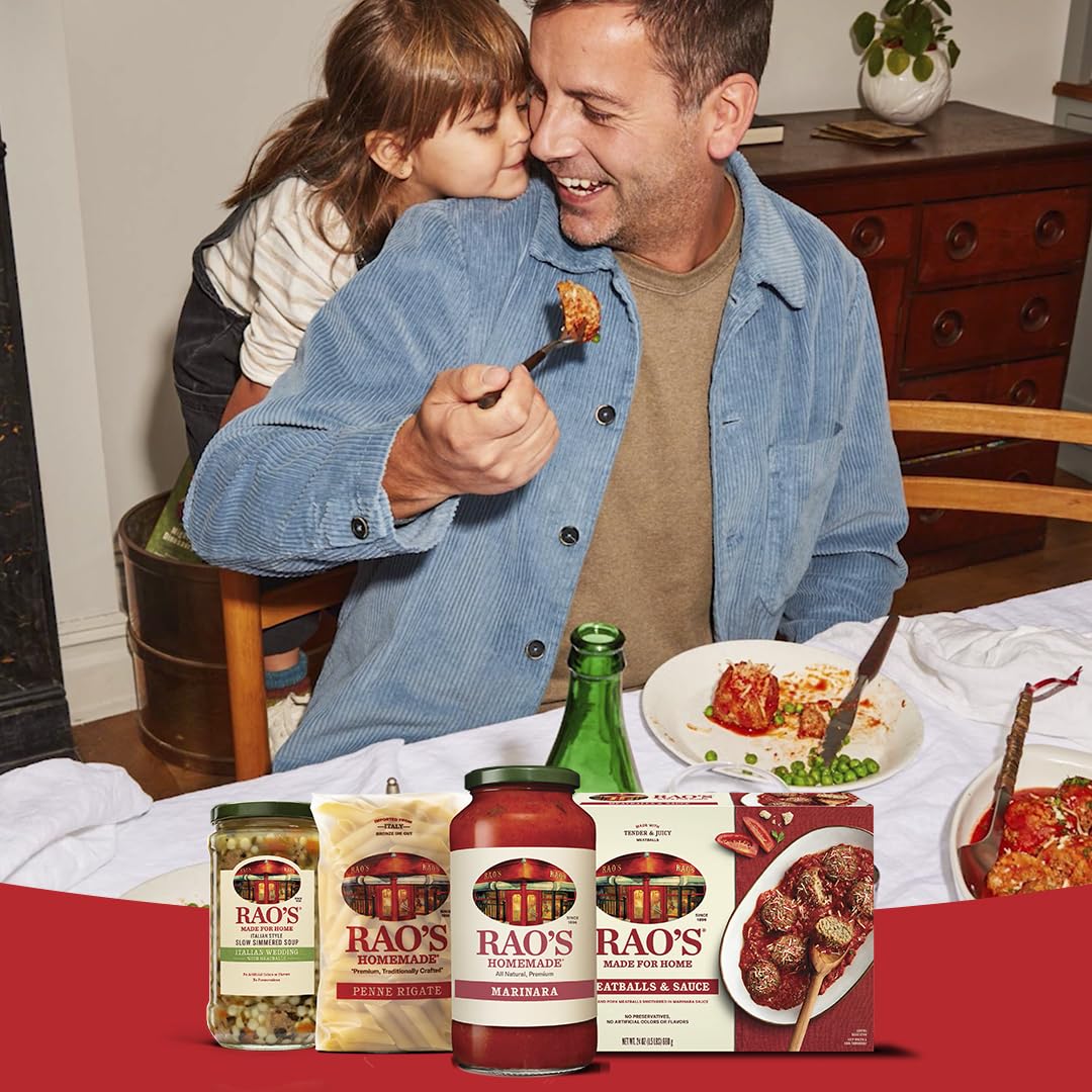 Rao's Homemade Marinara Sauce, 24 oz, All Purpose Tomato Sauce, Pasta Sauce, Carb Conscious, Keto Friendly, All Natural, Premium Quality, With Italian Tomatoes & Olive Oil