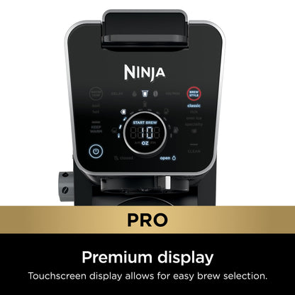 Ninja CFP307 DualBrew Pro Specialty Coffee System, Single-Serve, Compatible with K-Cups & 12-Cup Drip Coffee Maker, with Permanent Filter Black