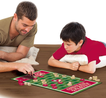 MasterPieces Family Game - NFL San Francisco 49ers Checkers - Officially Licensed Board Game for Kids & Adults, 13" x 21"