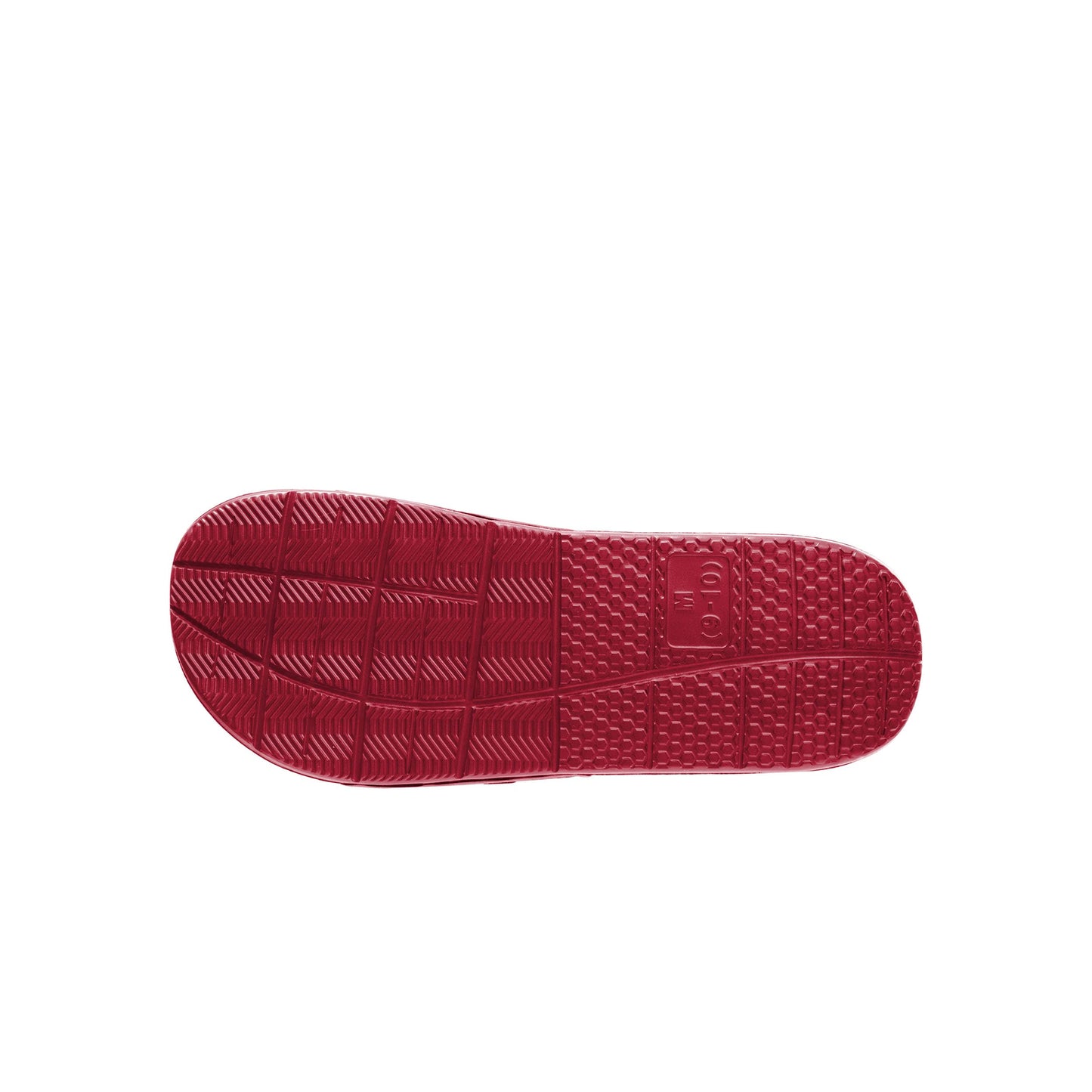 FOCO Alabama Crimson Tide NCAA Mens Colorblock Big Logo Gel Slides - M