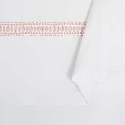 The Pioneer Woman White Cotton Eyelet 4-Piece Comforter Set, Full / Queen