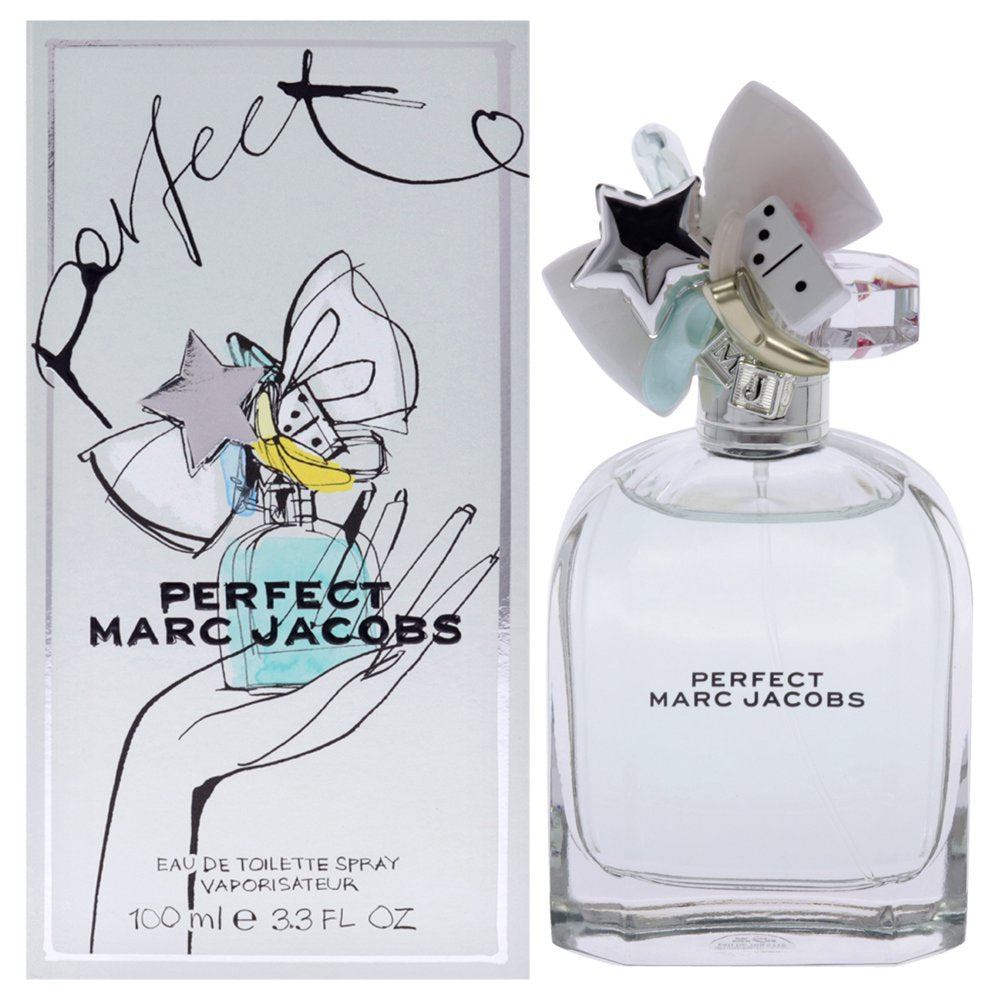 Marc Jacobs Perfect Eau De Toilette Spray, Perfume for Women, 3.3 oz