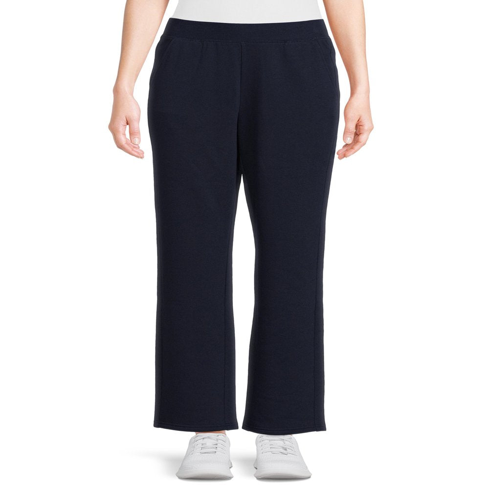 Athletic Works Women's Fleece Pants with Pockets, Sizes XS-3XL