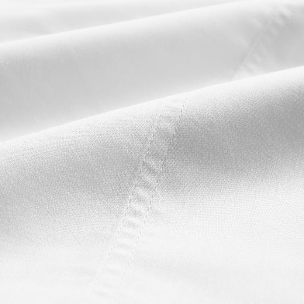 Hotel Style 6-Piece 1,000-Thread-Count Egyptian Cotton-Rich Luxury Bed Sheet Set, Queen, Arctic White