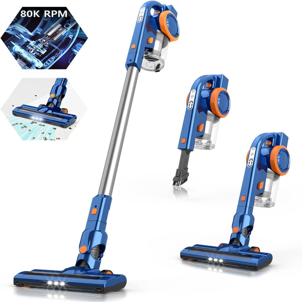 ORFELD Cordless Vacuum Cleaner, 20000Pa Stick Vacuum 2 in 1, up to 50 Mins Runtime, with Dual Digital Motor for Deep Clean Whole House