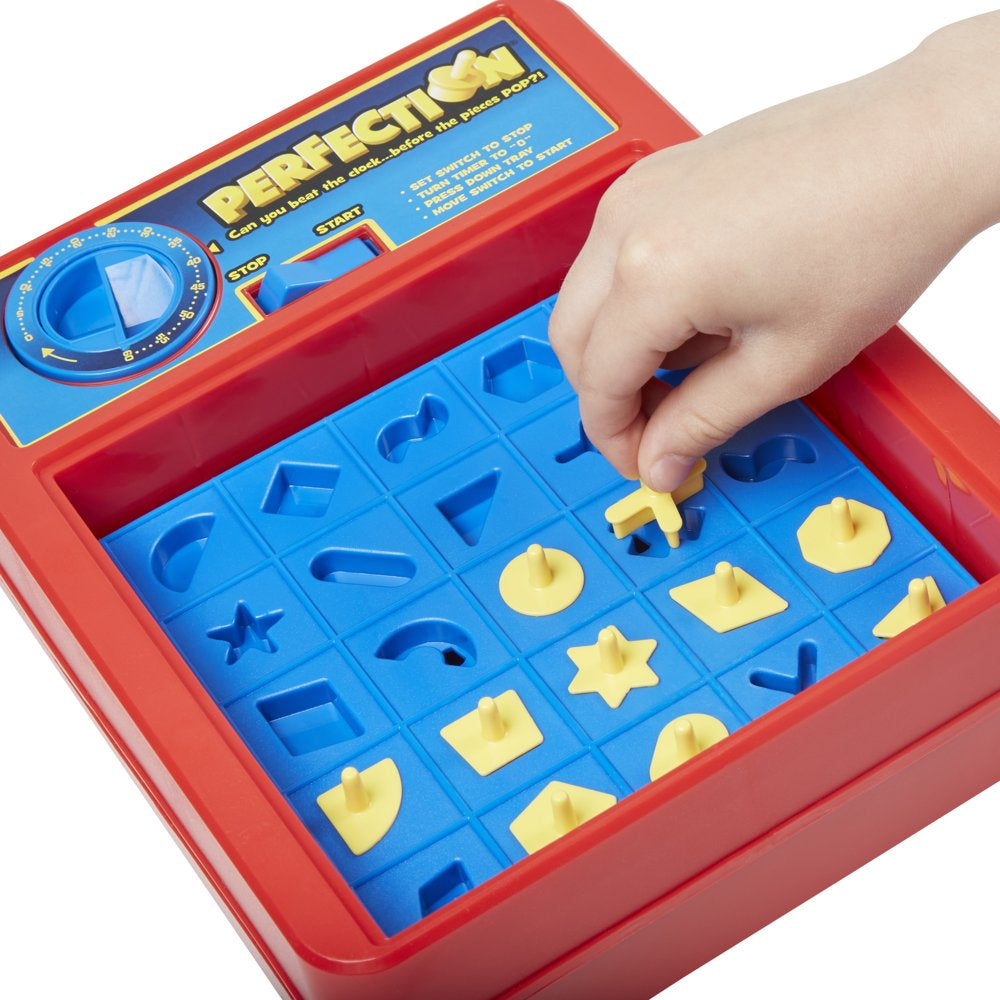 Perfection Game - a fast paced game from Hasbro Gaming for ages 5+