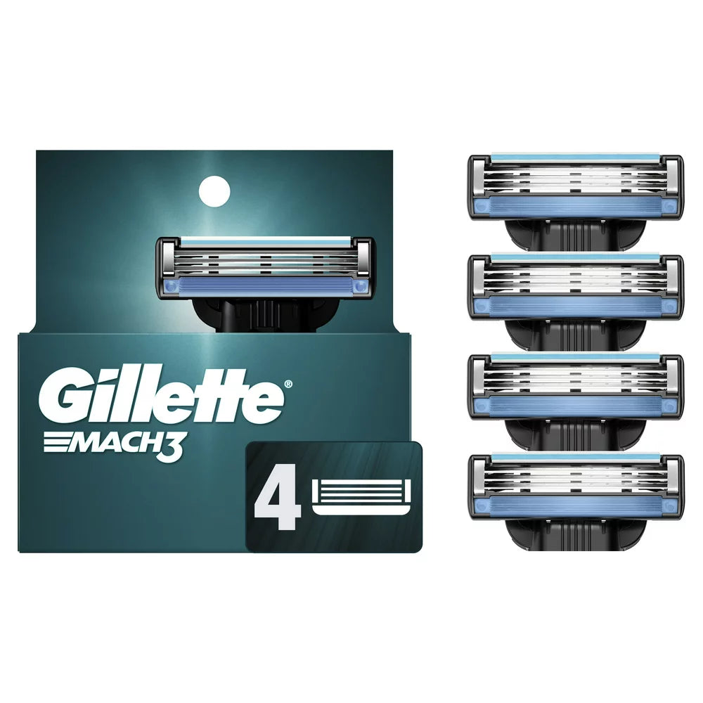 Gillette Mach3 Men's Razor Blades, 12 Blade Refills