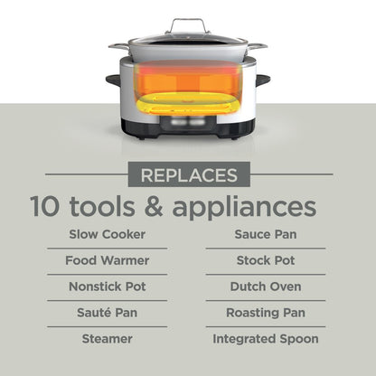 Ninja Foodi Possible Cooker, MC1000WMWH, Slow Cooker, White