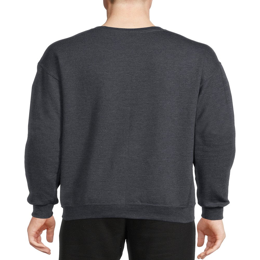 Athletic Works Men's Fleece Crewneck Sweatshirt, Sizes S-4XL