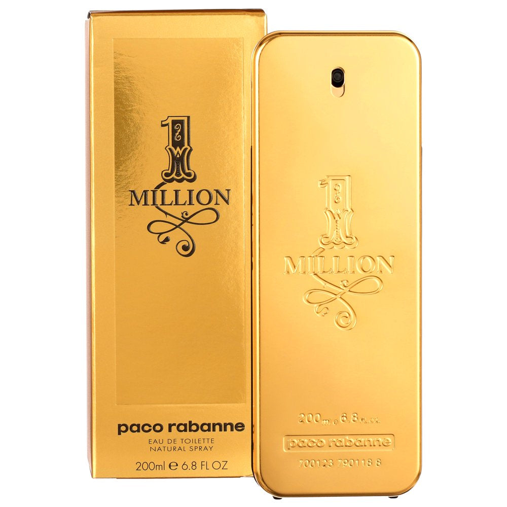 Paco Rabanne 1 Million Eau De Toilette Spray, Cologne for Men, 6.8 oz