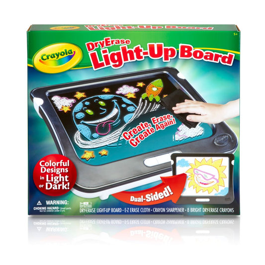 Crayola Dry Erase Light-Up Board, Art Tablet, Holiday Toys, Holiday Gifts for Kids, Child