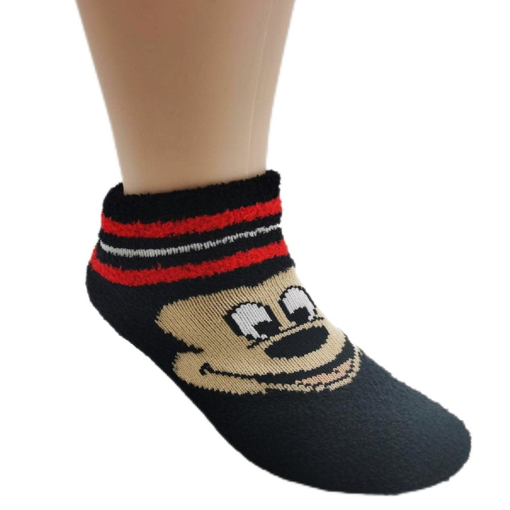 Mickey Mouse Toddler Cozy Socks, 6-Pack, Sizes 2T-4T