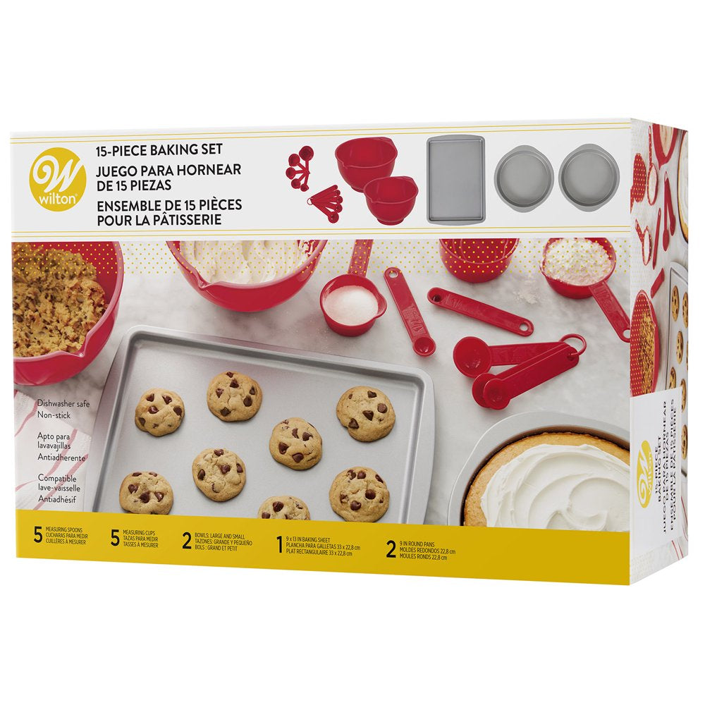 Wilton 15-Piece Baking Set, 2106-0-0147