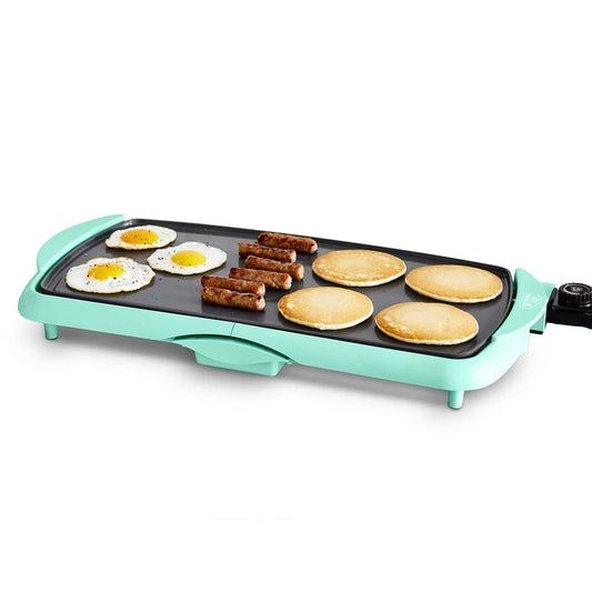 Greenlife Healthy Non-Stick Electric Griddle, Teal