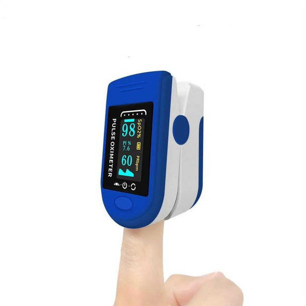  Fingertip Pulse Oximeter Blood Oxygen Saturation Monitor Finger Pulse Oximeter, Bar Graphs and Heart Rate Monitor