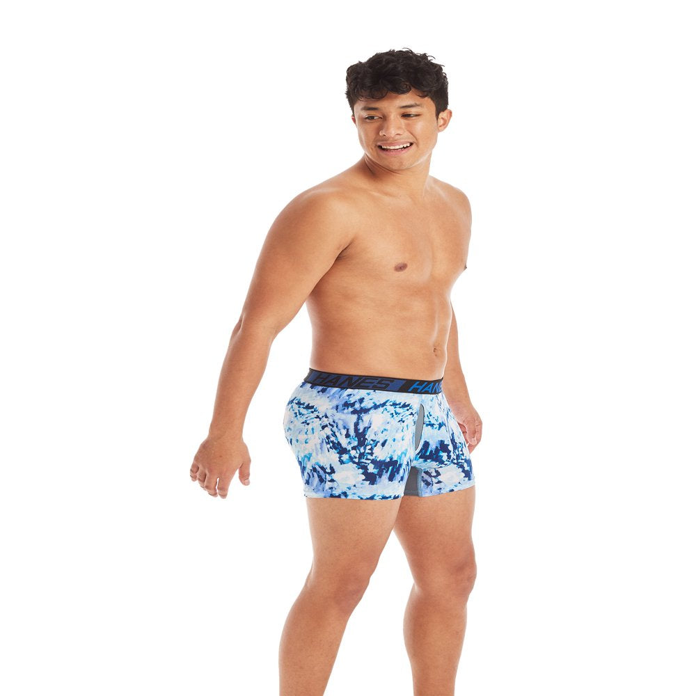 Hanes X-Temp Total Support Pouch Men's Trunks, Anti-Chafing Underwear, 3-Pack