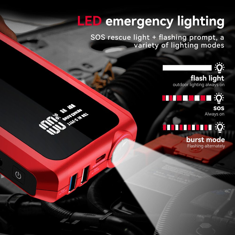 Andeman Jump Starter, Car Auto Battery Jump Starter Portable 2000A Charger 20000mAh Ep155