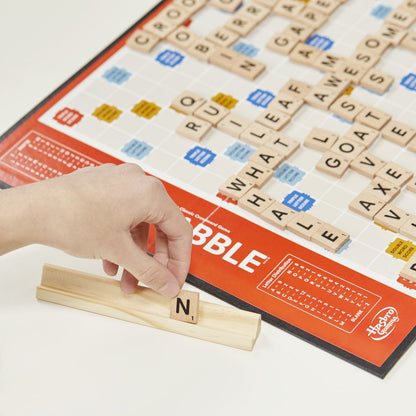 Scrabble Board Game, Classic Word Game For Kids Ages 8 and Up, Fun Family Game For 2-4 Players, The Classic Crossword