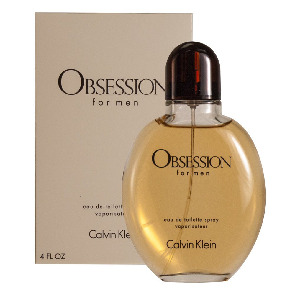 Calvin Klein Obsession Eau De Toilette, Cologne for Men, 4 oz