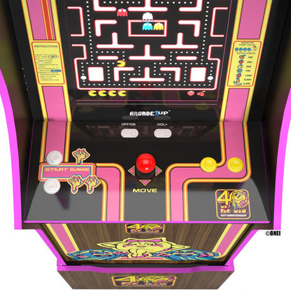 Arcade1Up Ms. Pac Man 40th Anniversary 10 In 1 Arcade Video Game Machine