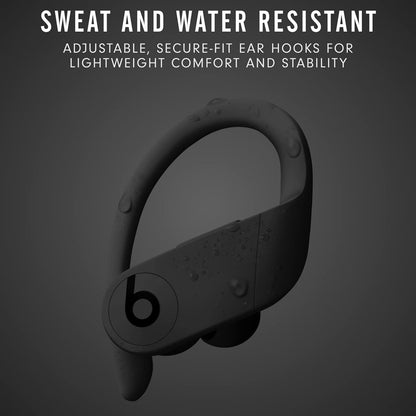 Restored Beats Powerbeats Pro High-Performance Wireless Earbuds - H1 Chip, Class 1 Bluetooth, 9 Hours of Listening Time, Sweat Resistant, Built-In Microphone - (Black) (Refurbished)