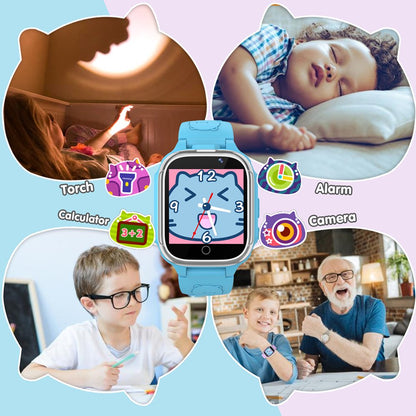 Smart Watch for Kids Boys Girls - Kids Smart Watch with Dual Camera 24 Games Pedometer,MP3 Music Player Video Recorder,Toddlers Toys Birthday Gift for Children Age 3-12