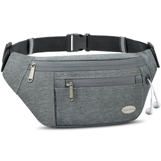 Entchin Fanny Pack for Women Men with 4 Pockets Waist Pack Crossbody Bum Bags