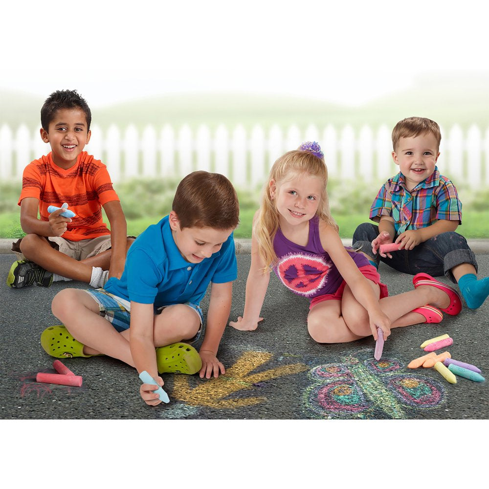 Cra-Z-Art Washable Sidewalk Chalk, 32 Count, Multicolor, Children to Adult