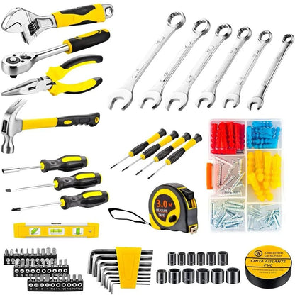 108-Piece Hand Tool Set, General Household Tool Kit, for Home Repair and DIY