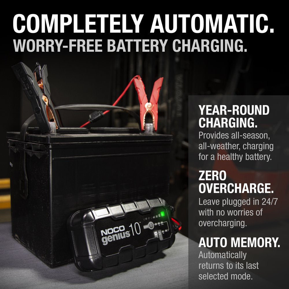 NOCO GENIUS10 6V/12V 10A Smart Battery Charger and Maintainer