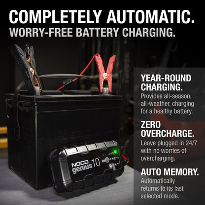 NOCO GENIUS10 6V/12V 10A Smart Battery Charger and Maintainer