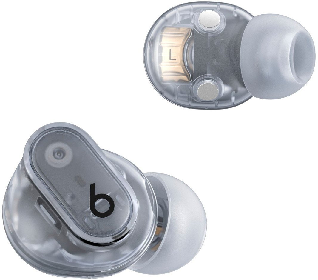 Restored Beats by Dr. Dre Beats Studio Buds+ True Wireless Noise Cancelling Earbuds - MQLK3LL/A - Transparent (Refurbished)