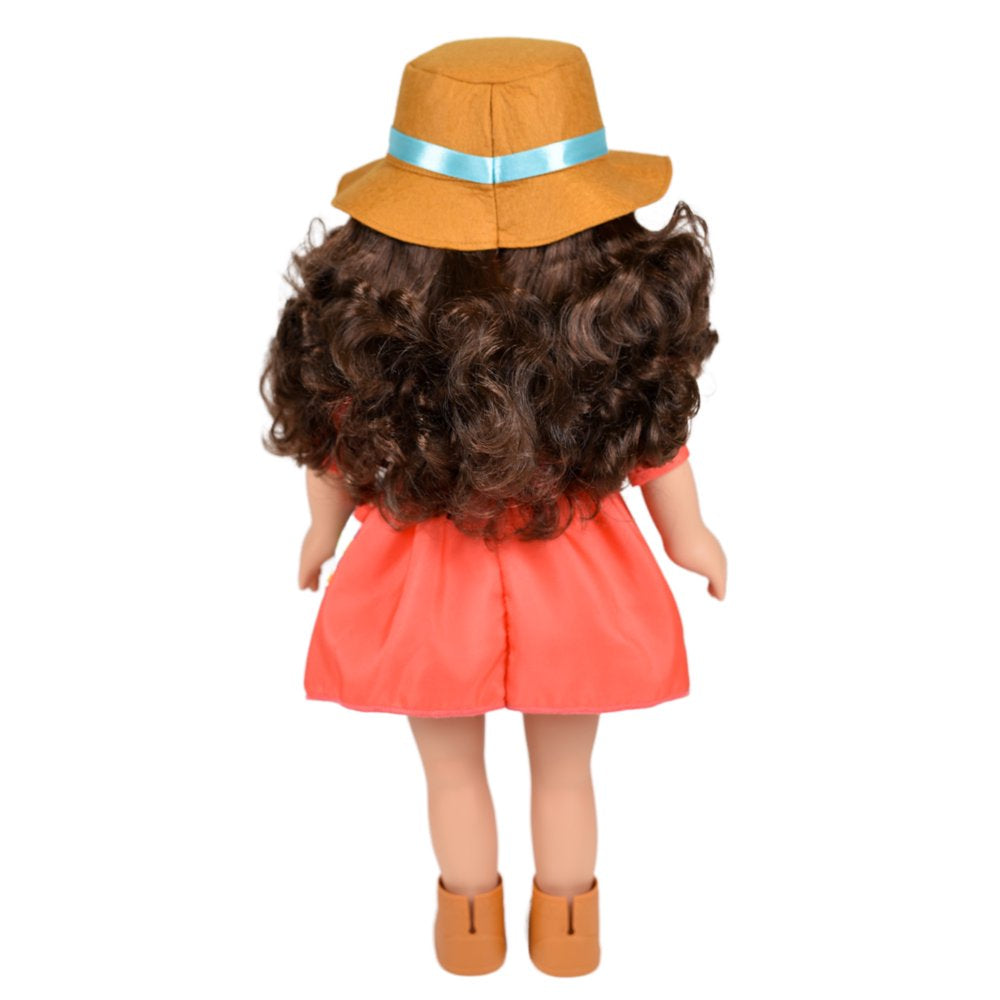 MyLifeAs Raegan Poseable 18 inch Doll, Brunette Hair, Green Eyes