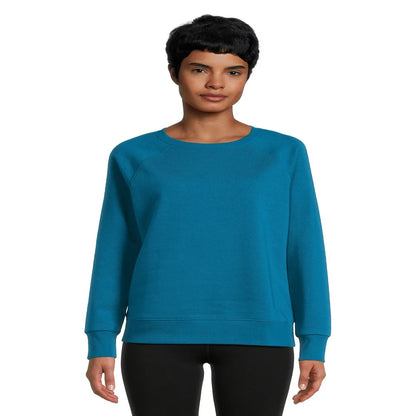 Athletic Works Women's Fleece Crewneck Sweatshirt, Sizes XS-XXXL