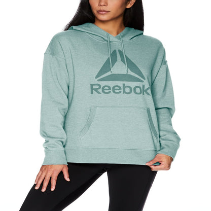 Reebok Women's Elite Cozy Graphic Hoodie with Drawstring and Pockets