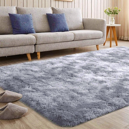 79 Inch Luxury Super Soft Shaggy Area Rug Shaggy Rug,Fluffy Shag Rug Floor Rug,Anti-Skid Carpet For Living Room Bedroom,Kids Pets Play Carpet