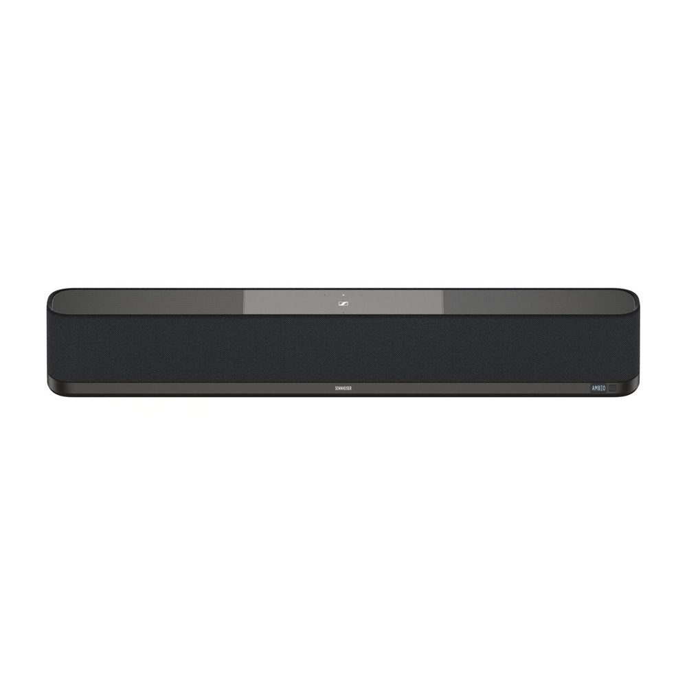 Sennheiser AMBEO Soundbar Plus for TV and Music with Immersive 3D Surround Sound, Virtual 7.1.4 Speaker Setup, Built-in Dual Subwoofers, Advanced Streaming Connectivity, Night Mode, Black