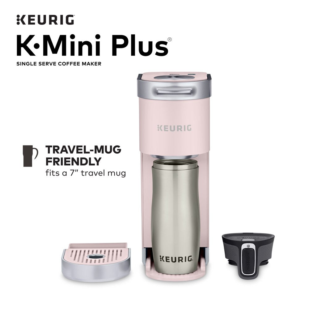 Keurig K-Mini plus Single Serve K-Cup Pod Coffee Maker, Dusty Rose