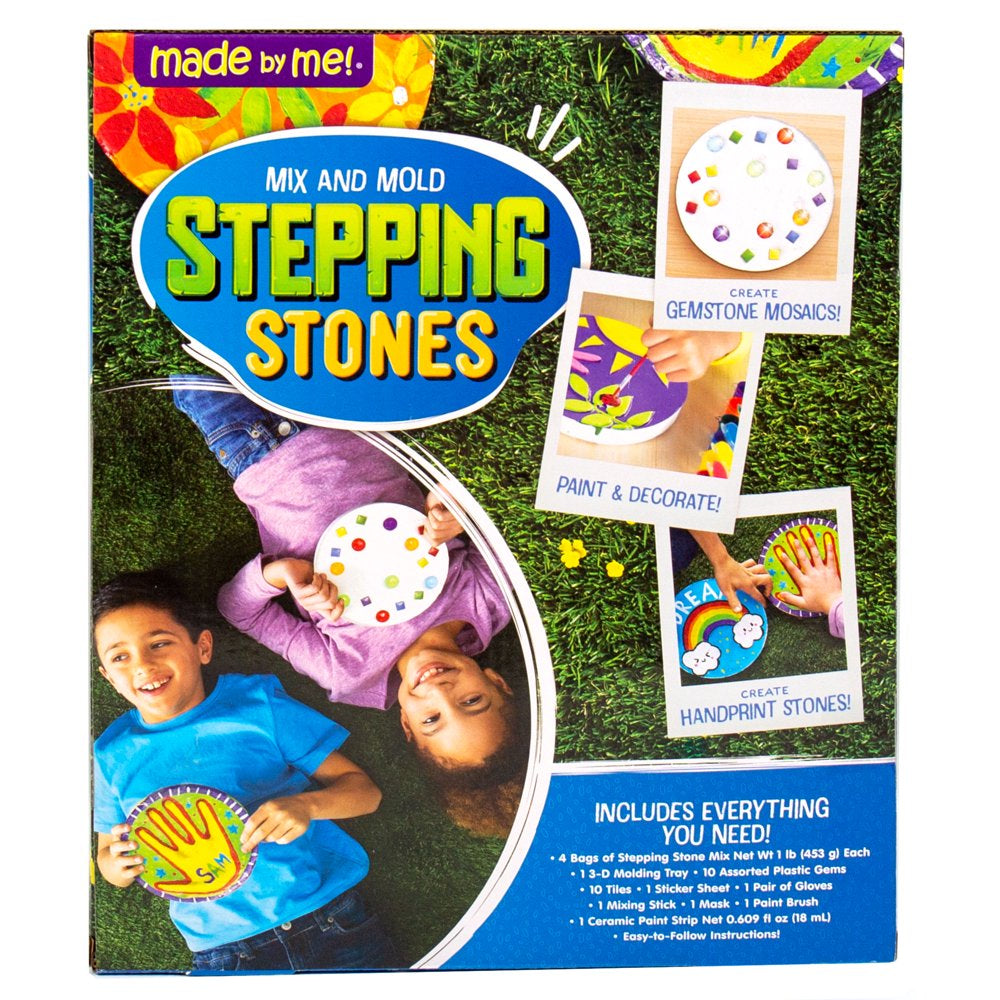  Mix & Mold Stepping Stone Kit, Boys and Girls, Child, Ages 6+