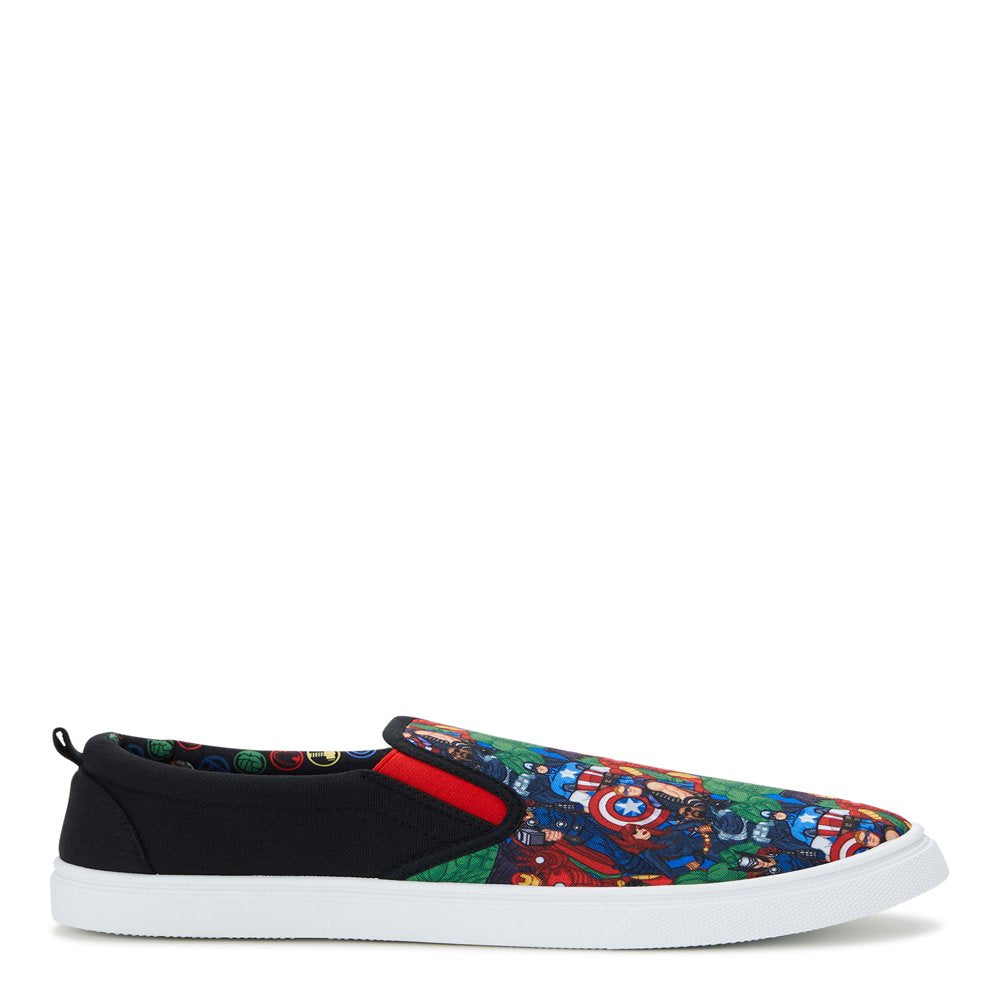 Marvel Men'S Casual Superhero Slip on Sneaker