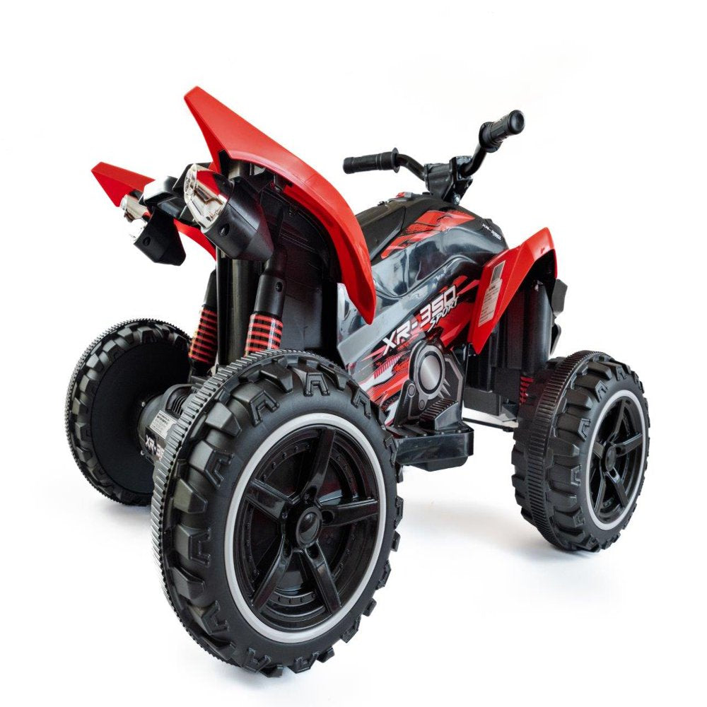 12V XR-350 ATV Powered Ride-on by Action Wheels, Red, for Children, Unisex, Ages 2-4 Years Old