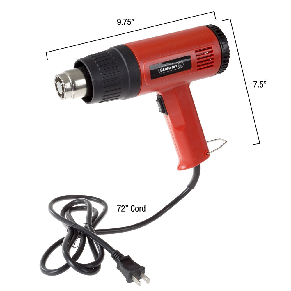  Dual Temperature Heat Gun, 1500 Watt, 120V Heating Gun Tool (Great for DIY, Home Improvement, Contractors, Removing Paint)