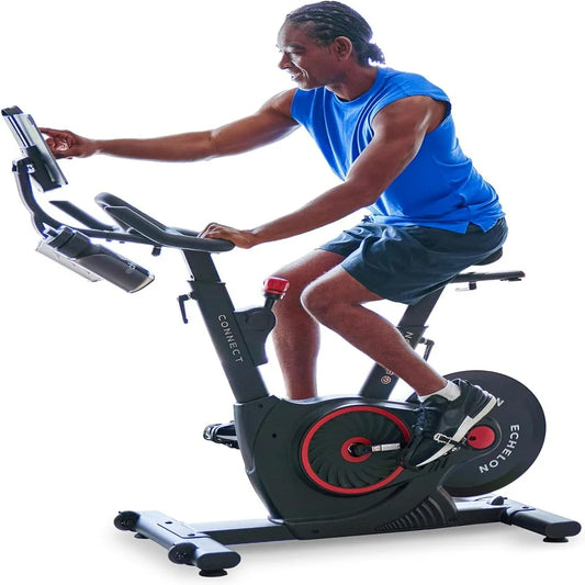 Echelon Smart Fitness Bike - 30-Day Free Membership - Compact Design - Cushioned Seat - 32 Resistance Levels - Top Instructors - Bluetooth