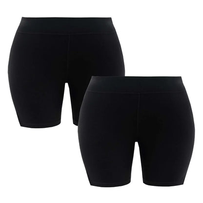 Athletic Works Women'S plus Size Core Active Dri-Works Bike Short, 2-Pack