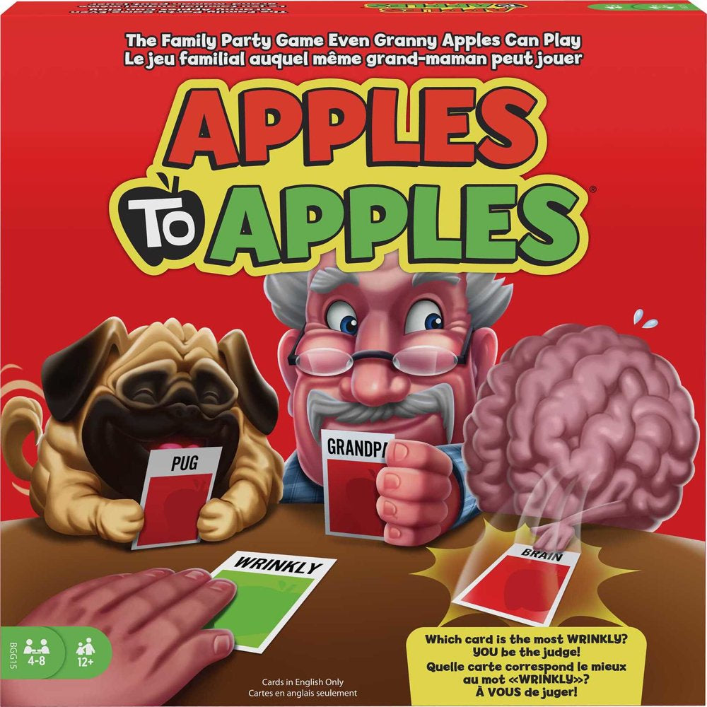 Apples to Apples Card Game, Family Game for Game Night with Family-Friendly Words