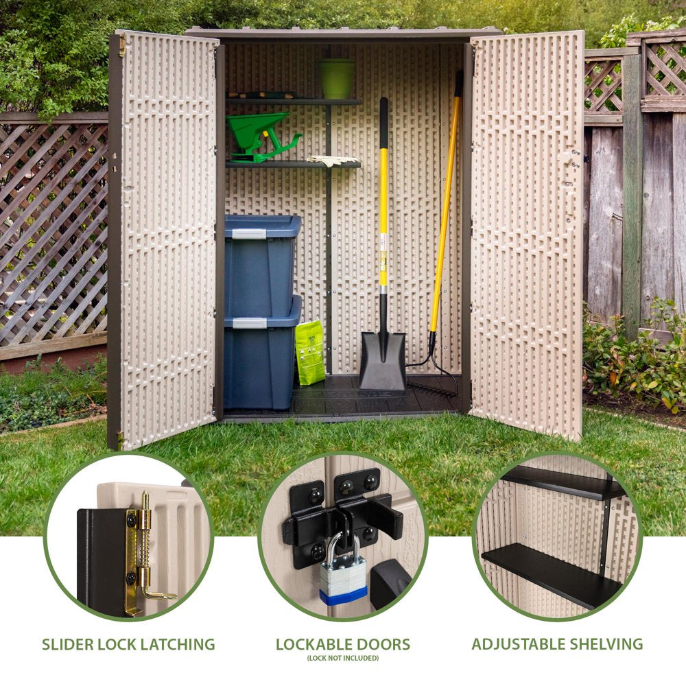 Lifetime Vertical Storage Shed (53 cubic feet) - 60326