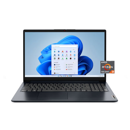 Lenovo Ideapad 1 15.6" FHD Laptop, AMD R3 7320U, 8GB RAM, 256GB SSD, Blue, Windows 11, 82VG00BJUS