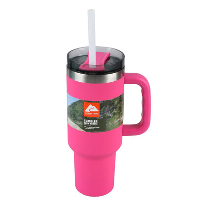 Ozark Trail 40 oz Vacuum Insulated Stainless Steel Tumbler Rose Gold