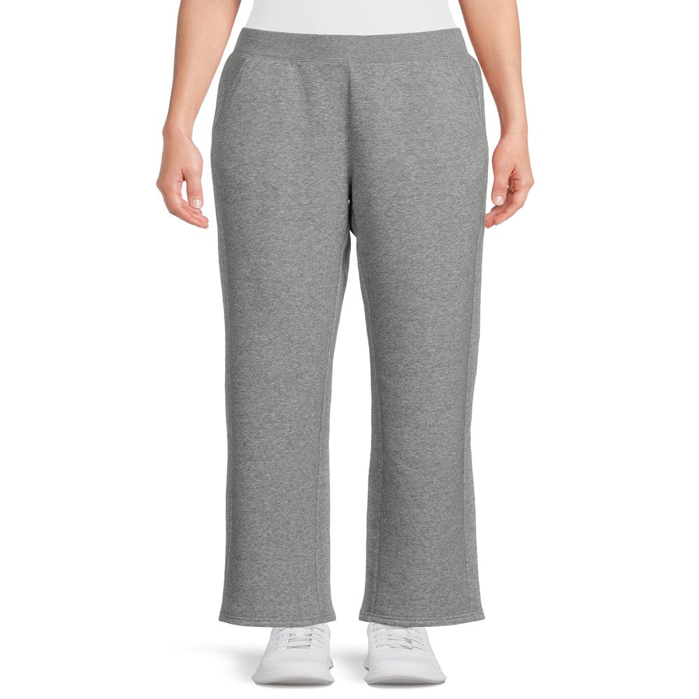 Athletic Works Women's Fleece Pants with Pockets, Sizes XS-3XL