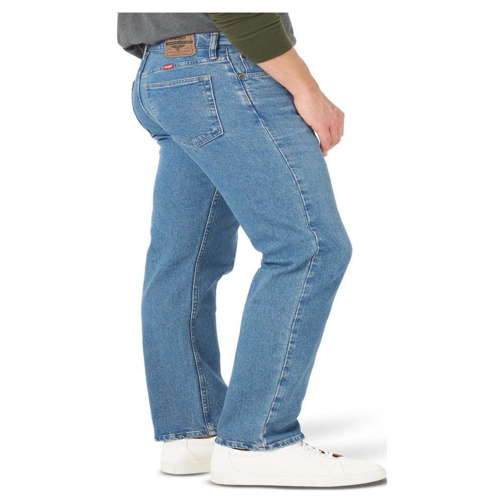 Wrangler Men's and Big Men's Relaxed Fit Jeans with Flex